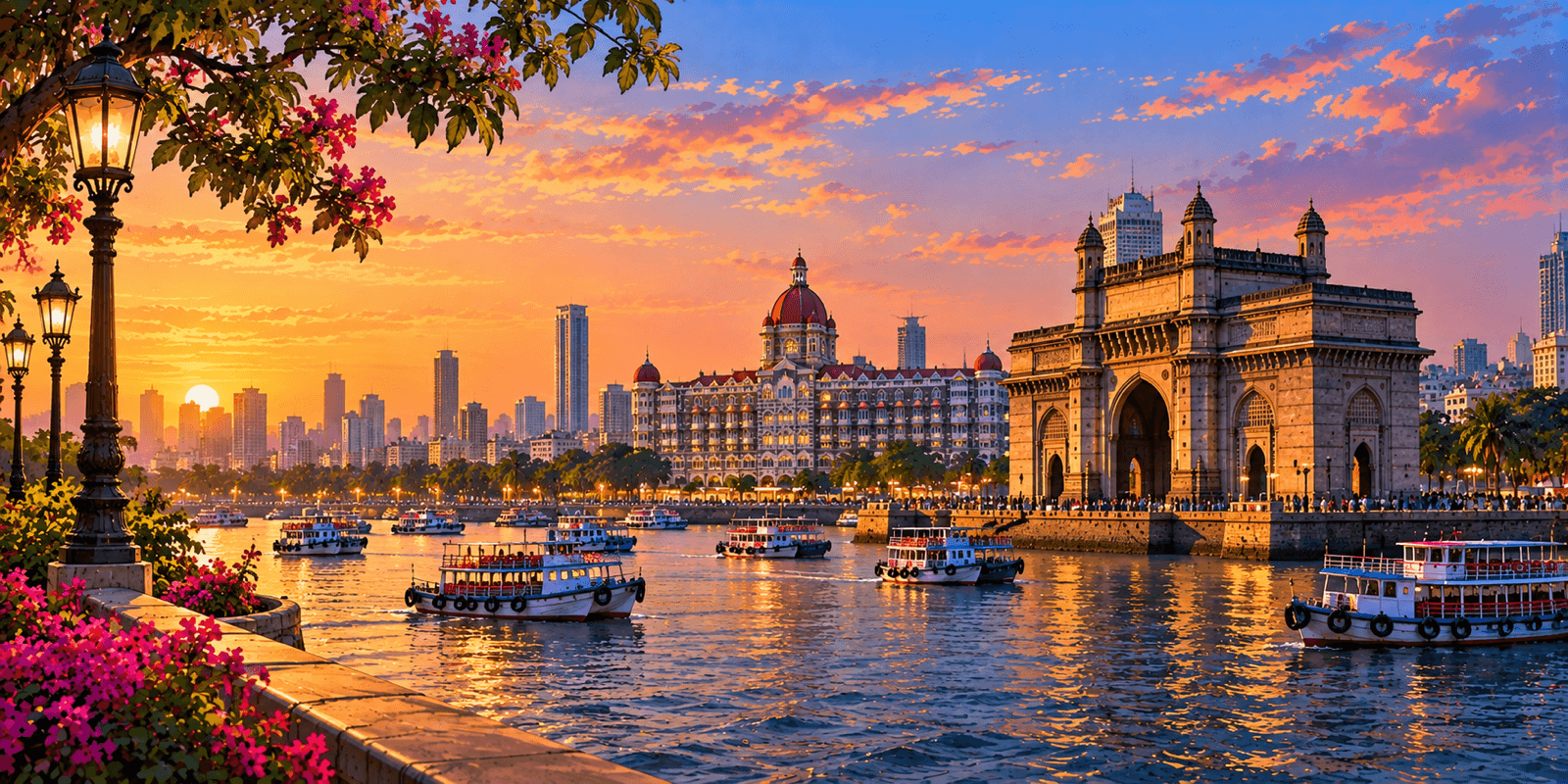 MUMBAI BOM illustration