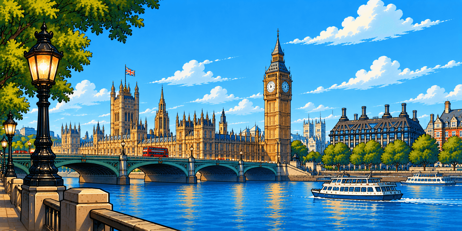 LONDON LHR illustration